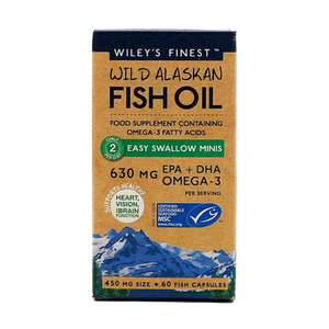 Wiley's Fish Oil Easy Swallow Minis - 60 Capsules