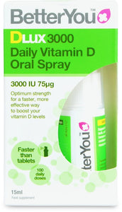 BetterYou Dlux 3000 Vitamin D Oral Spray 15ml