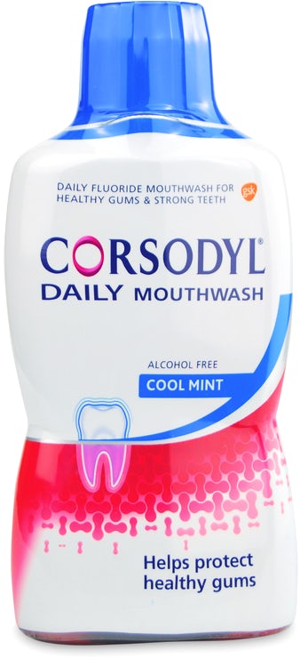 Corsodyl Daily Mouthwash Cool Mint-500ml