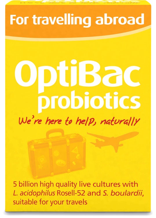 OptiBac Probiotics For Travelling Abroad- 20 Capsules